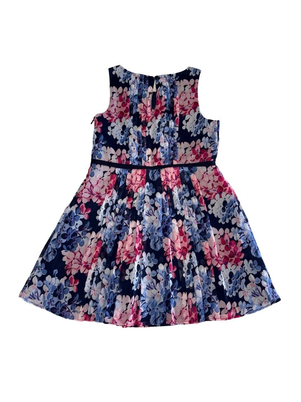 Janie and Jack Parkside Social Hydrangea Chiffon Dress – Girls Size 4 *flaw* - Picture 2 of 9